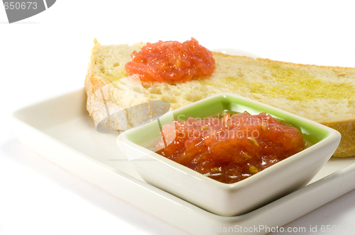 Image of Bread with tomato