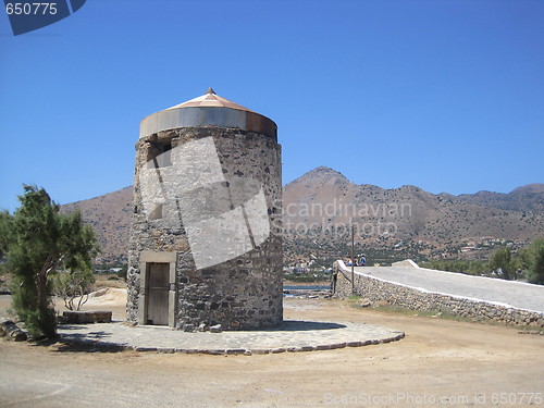 Image of Old greek wind mill
