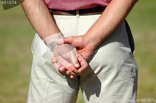 Image of Hands waiting