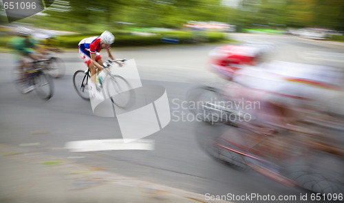 Image of Cyclists last sprint