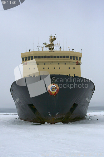 Image of Icebreaker on Antarctica