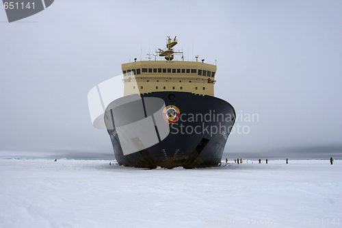 Image of Icebreaker on Antarctica