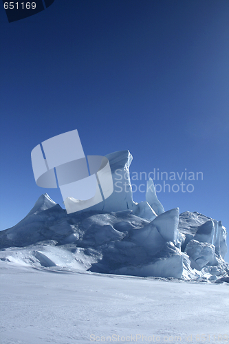 Image of Icebergs on Antarctica
