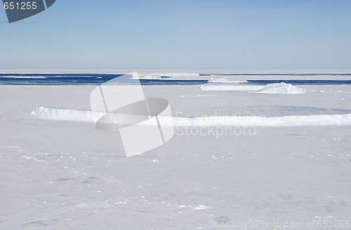 Image of Sea ice on Antarctica