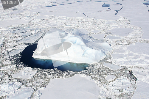 Image of Sea ice on Antarctica