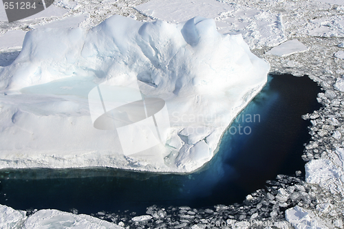 Image of Icebergs on Antarctica