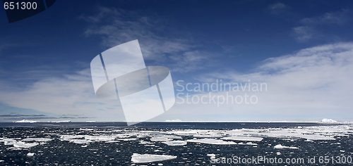 Image of Icebergs on Antarctica