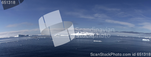 Image of Icebergs on Antarctica