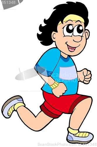 Image of Cartoon running man
