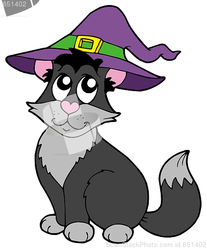 Image of Cat with hat