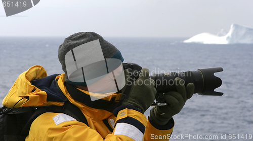 Image of Photographer on Antarctica