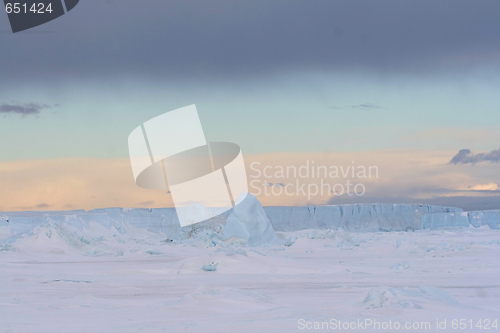 Image of Icebergs on Antarctica