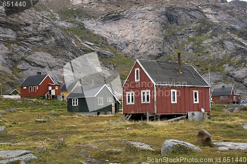 Image of Houses in Appilatoq, Greenland