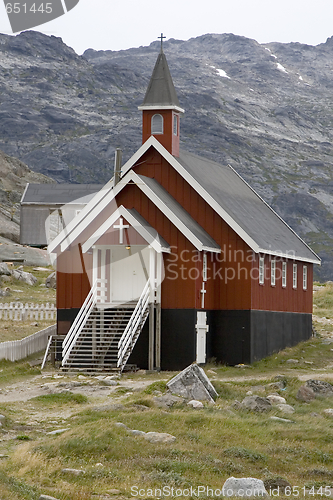 Image of Church in Appilatoq, Greenland