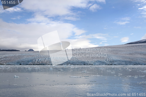 Image of Front of a glacier