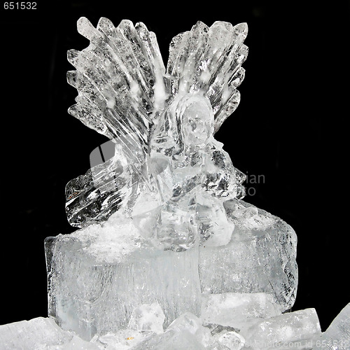 Image of Angel in ice