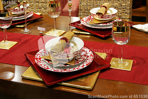 Image of Christmas tabletop