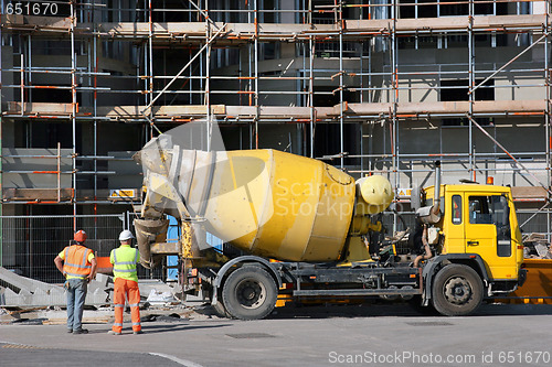 Image of Cement Mixer Truck