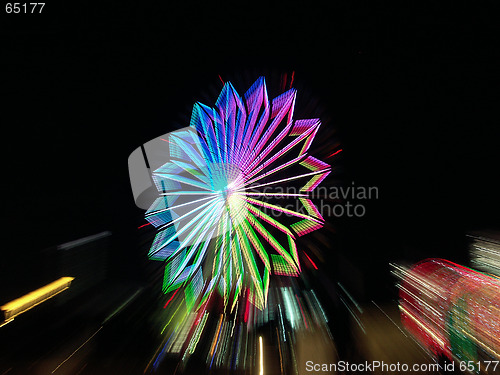 Image of Ferris wheel in Tokyo