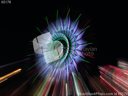 Image of Ferris wheel in Tokyo