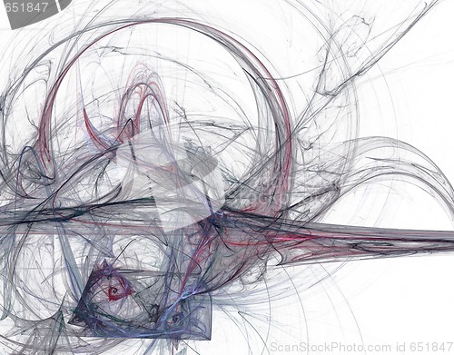 Image of colorful lines disorder