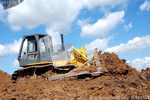 Image of Bulldozer in action