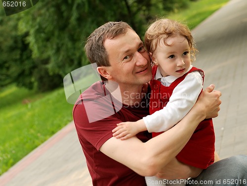 Image of Father and daughter