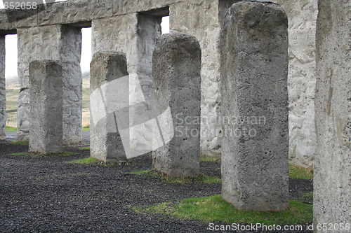 Image of Stonehenge Memorial Closeup