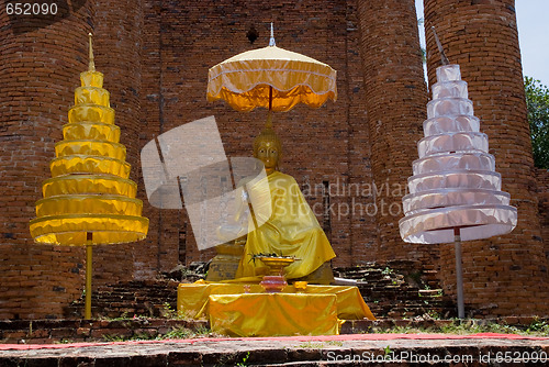 Image of Buddha image in Ayutthaya, Thailand