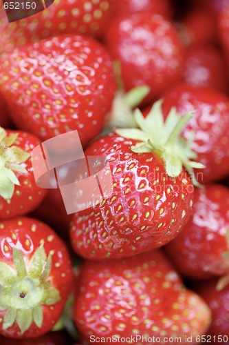 Image of Fresh strawberries.