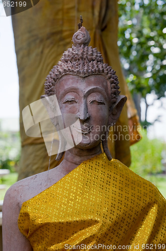 Image of Smiling Buddha in Ayuttaya, Thailand