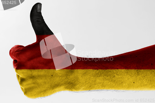 Image of thumb up germany