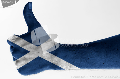 Image of thumb up schottland