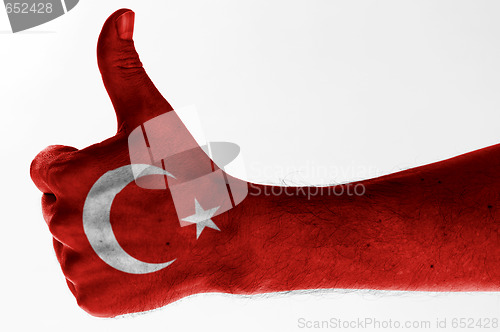 Image of thumb up turkey