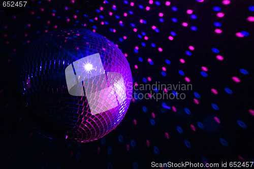 Image of Disco ball blue - purple