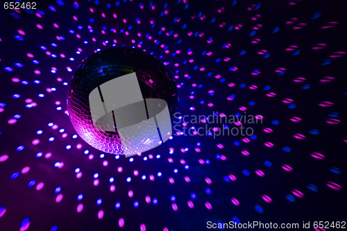 Image of Disco ball purple - blue