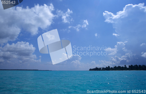 Image of Saona island blue lagoon -Dominican republic