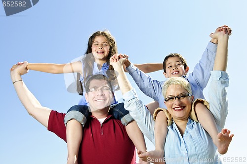 Image of Happy family fun