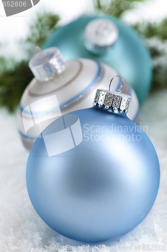 Image of Christmas ornaments