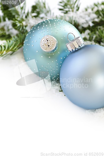 Image of Christmas ornaments