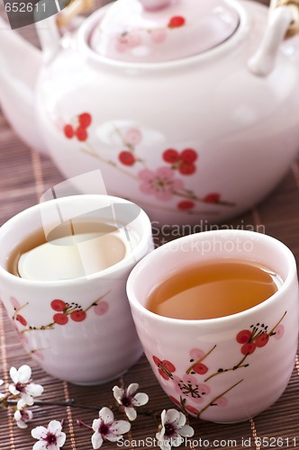 Image of Green tea set