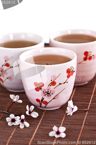 Image of Green tea cups