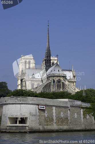 Image of East view of Notre dame cathedral