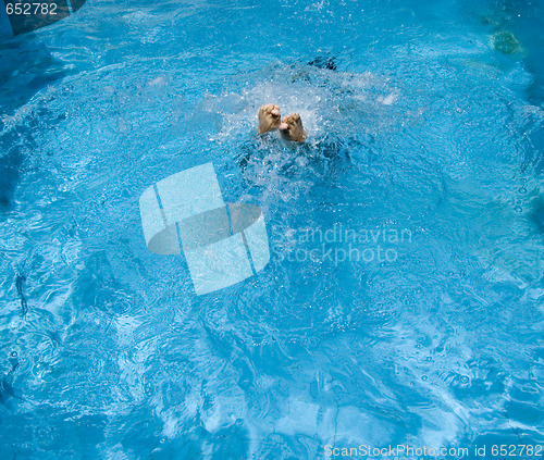 Image of Man UNDERWATER