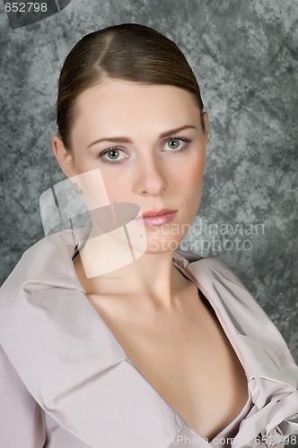 Image of Closeup Portrait Of Woman