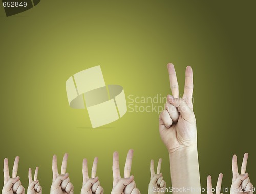 Image of Hand sign.