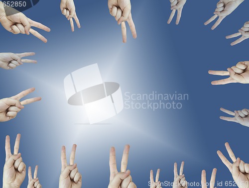 Image of Hand sign.