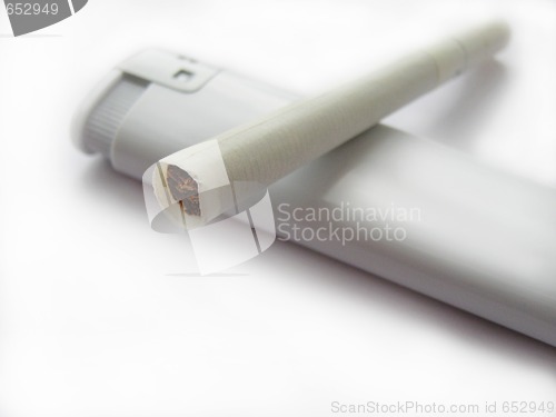 Image of Cigarette And Lighter