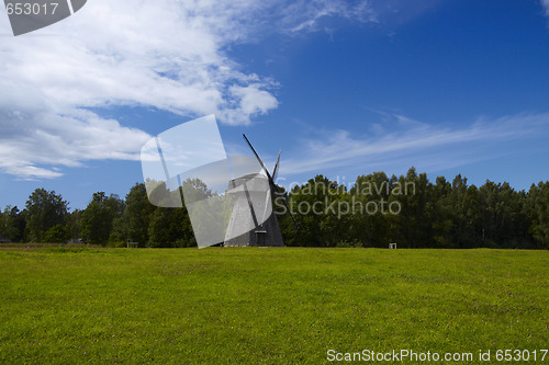 Image of Old Lithuanian windmill