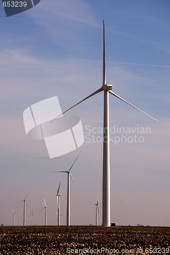 Image of Wind turbines in Texas